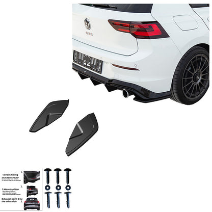 Diffusori laterali posteriori Volkswagen Golf VIII HB GTI 2020 – Simoni Racing – foto 3