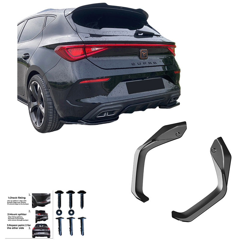 Diffusori laterali posteriori Cupra Leon HB 2020- - Version 2 - – Simoni Racing – foto 3