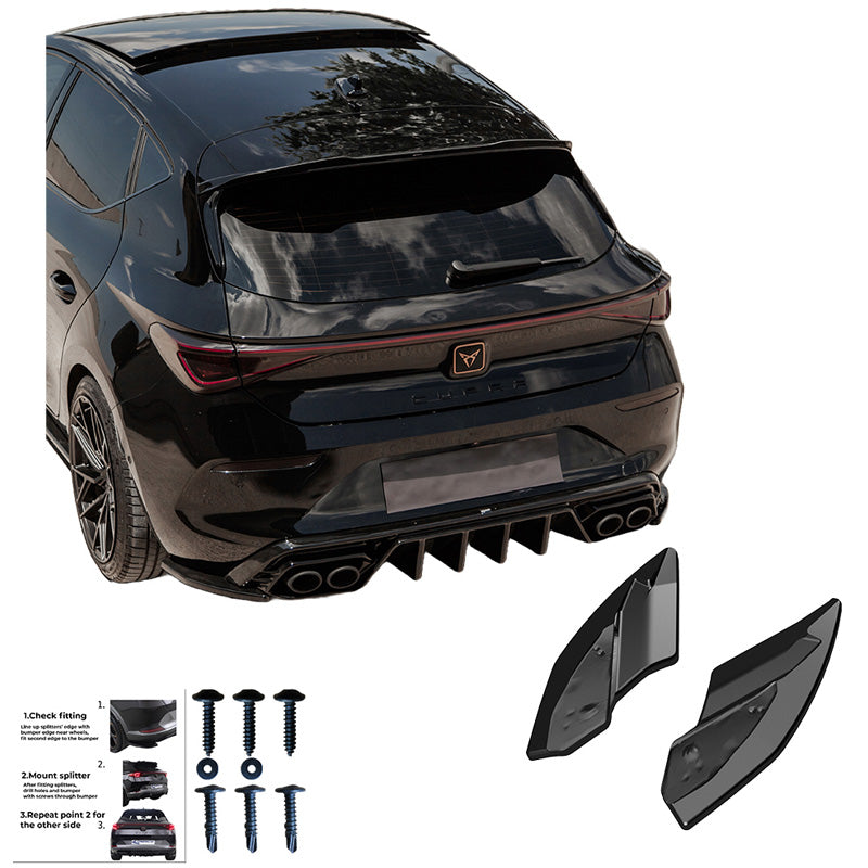 Diffusori laterali posteriori Cupra Leon HB 2020- - Version 3 - – Simoni Racing – foto 3