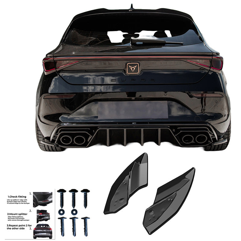 Diffusori laterali posteriori Cupra Leon HB 2020- - Version 3 - – Simoni Racing – foto 4
