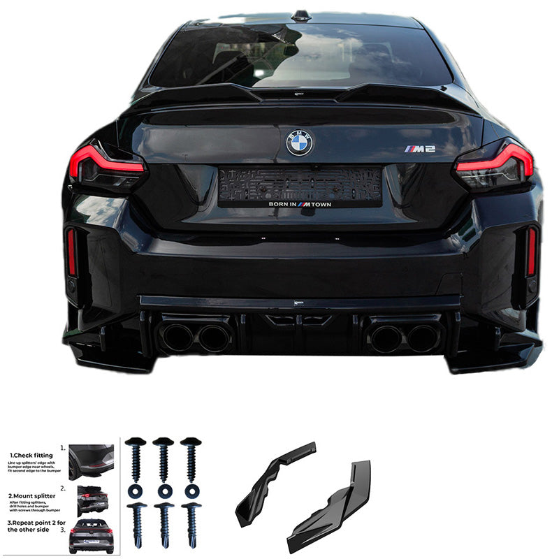 Diffusori laterali posteriori BMW M2 G87 Coupe 2023- - – Simoni Racing – foto 4