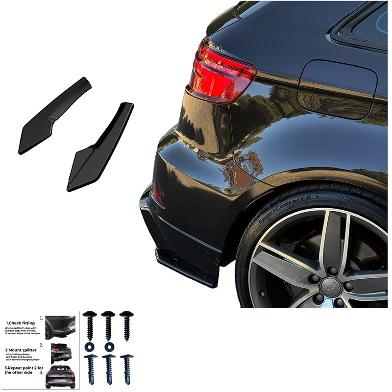 Diffusori laterali posteriori Audi S3 Sportback 8V – Simoni Racing – foto 3