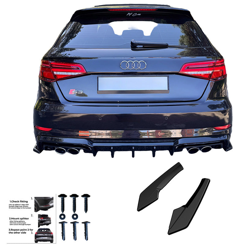 Diffusori laterali posteriori Audi S3 Sportback 8V – Simoni Racing – foto 4