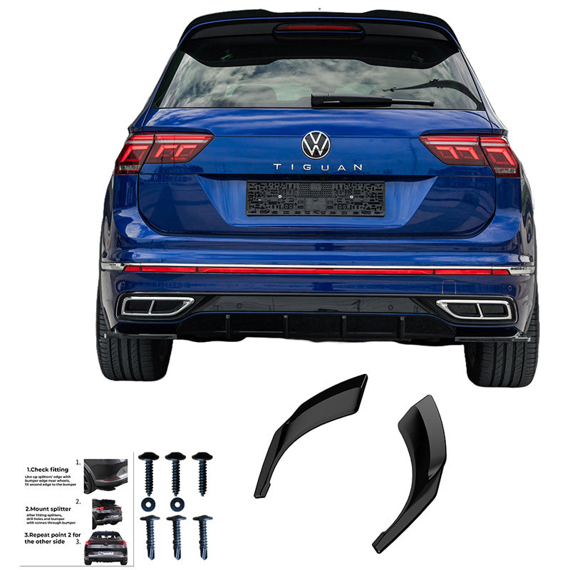 Diffusori laterali posteriori VW Tiguan II R-Line Facel '20-'24 – Simoni Racing – foto 4
