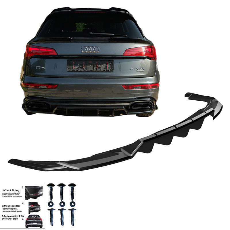 Minigonna paraurti posteriore Audi Q5 (FY) S-Line – Simoni Racing – foto 4