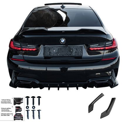 Diffusori laterali posteriori BMW 3Series G20/G21 M-Pack '18-'22 – Simoni Racing – foto 4