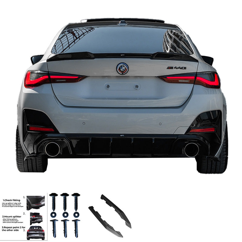 Diffusori laterali posteriori BMW 4-Series G26 M-Pack/M440i 2021 – Simoni Racing – foto 5