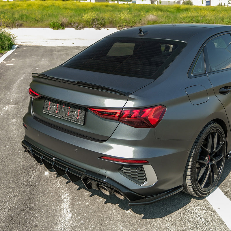 Diffusori laterali posteriori Audi A3 8Y Sedan S3/S-Line '20-'24 – Simoni Racing – foto 3