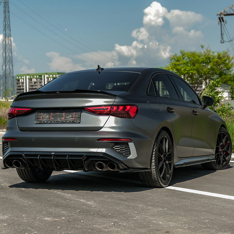 Diffusori laterali posteriori Audi A3 8Y Sedan S3/S-Line '20-'24 – Simoni Racing – foto 4