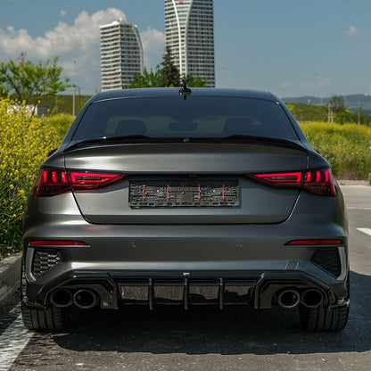 Diffusori laterali posteriori Audi A3 8Y Sedan S3/S-Line '20-'24 – Simoni Racing – foto 5
