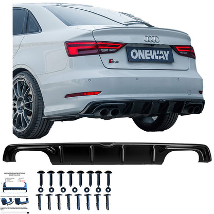 Diffusore posteriore Audi S3 Sedan 8V 2013-2016 - – Simoni Racing – foto 4