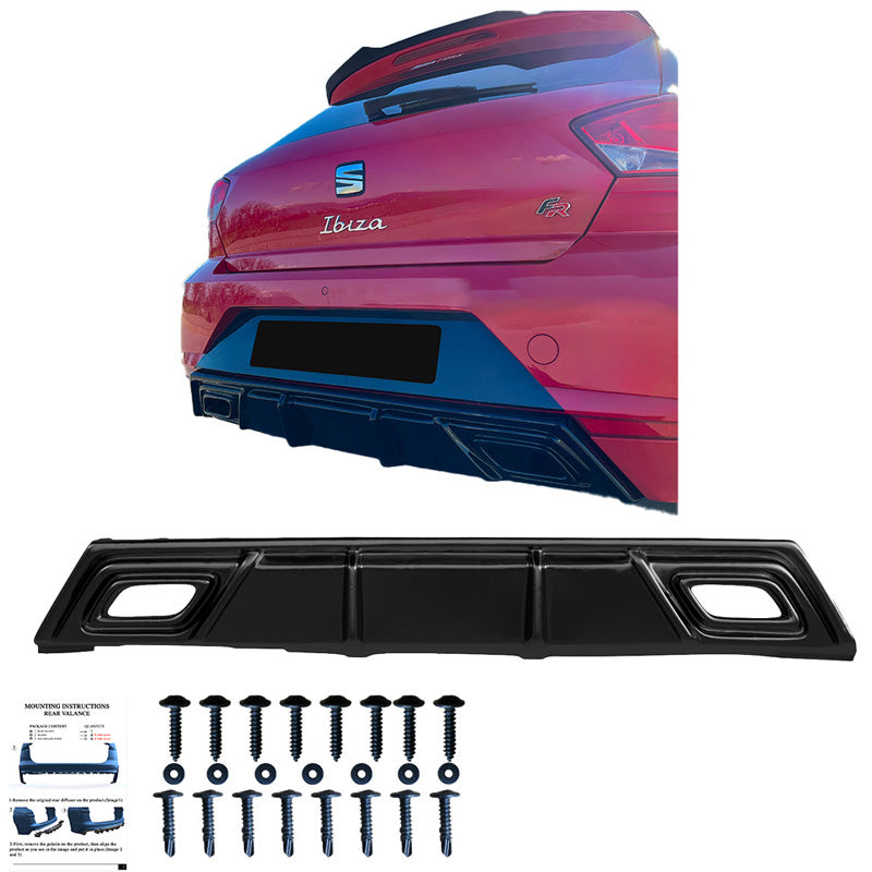 Diffusore posteriore Seat Ibiza (6F) 2017- incl. FR - – Simoni Racing – foto 3