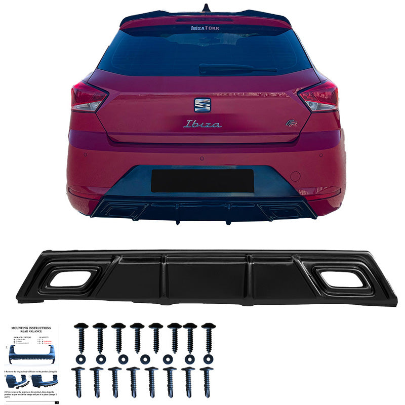 Diffusore posteriore Seat Ibiza (6F) 2017- incl. FR - – Simoni Racing – foto 4