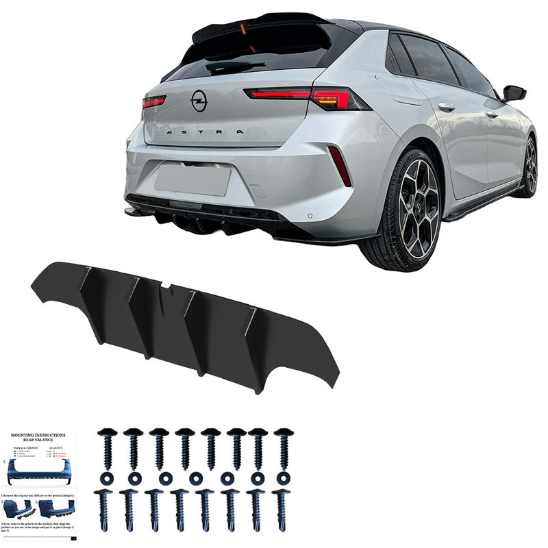 Diffusore posteriore Opel Astra L HB 5-deurs 2021- - – Simoni Racing – foto 3