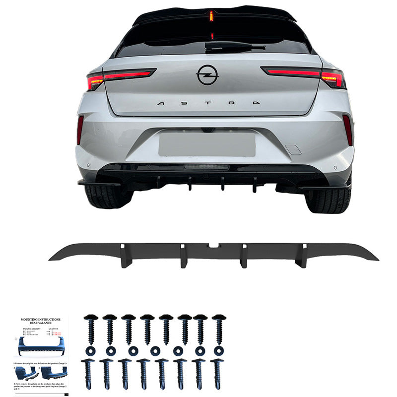 Diffusore posteriore Opel Astra L HB 5-deurs 2021- - – Simoni Racing – foto 4