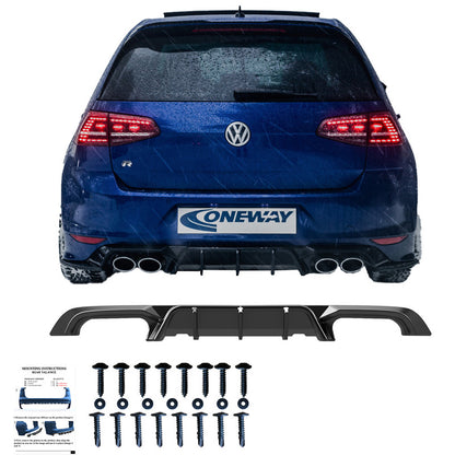 Diffusore posteriore Volkswagen Golf VII HB R 2013-2016 - – Simoni Racing – foto 4