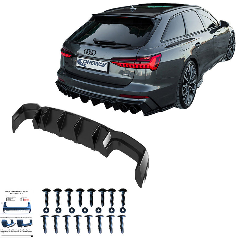 Diffusore posteriore Audi A6 S-Line/S6 C8 (Sedan/Avant) 2018- - – Simoni Racing – foto 3