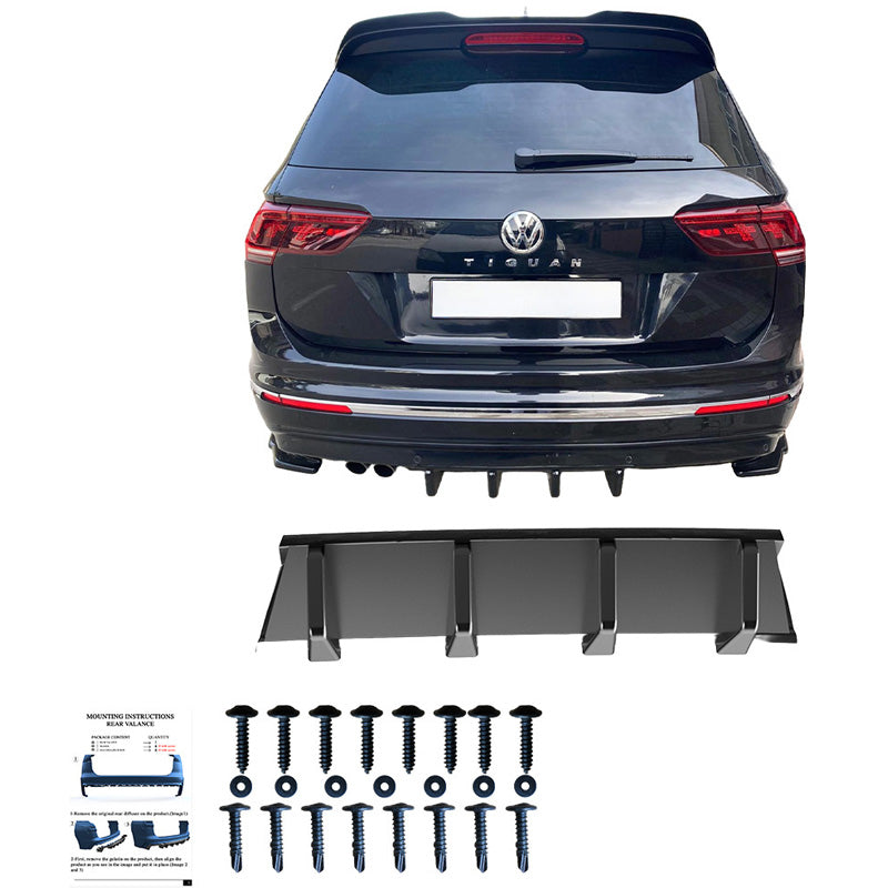 Diffusore posteriore VW Tiguan II Standard/R-Line 2016-2020 - – Simoni Racing – foto 3