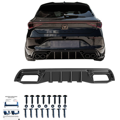 Diffusore posteriore Cupra Leon HB MK1 2020- - – Simoni Racing – foto 3