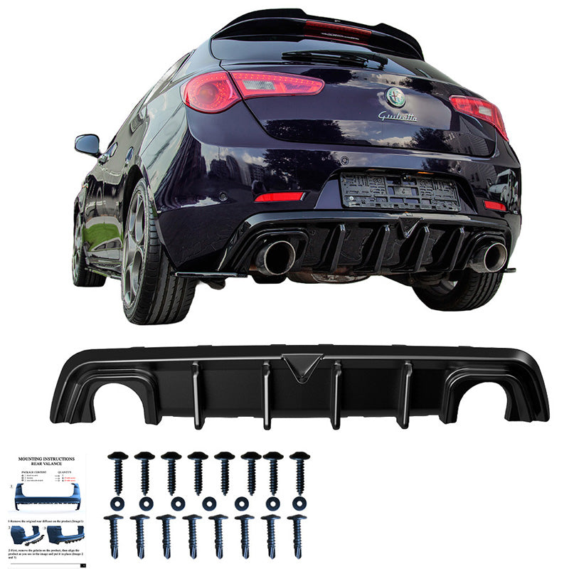 Diffusore posteriore Alfa Romeo Giulietta 2010-2020 - Version 2 – Simoni Racing – foto 3