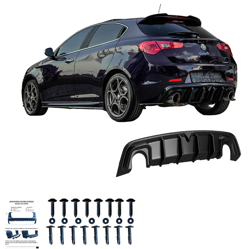 Diffusore posteriore Alfa Romeo Giulietta 2010-2020 - Version 2 – Simoni Racing – foto 4