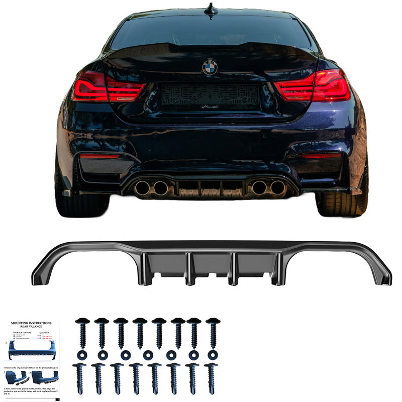Diffusore posteriore BMW M4 F82 2014-2021 - – Simoni Racing – foto 4