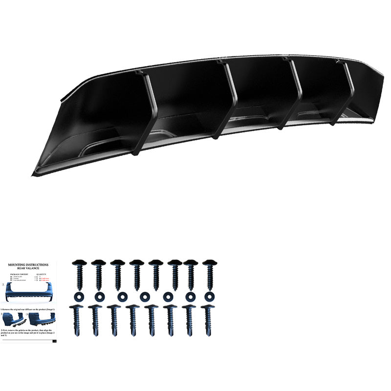 Diffusore posteriore VW Tiguan II R-Line Facelift 2020-2024 – Simoni Racing – foto 5
