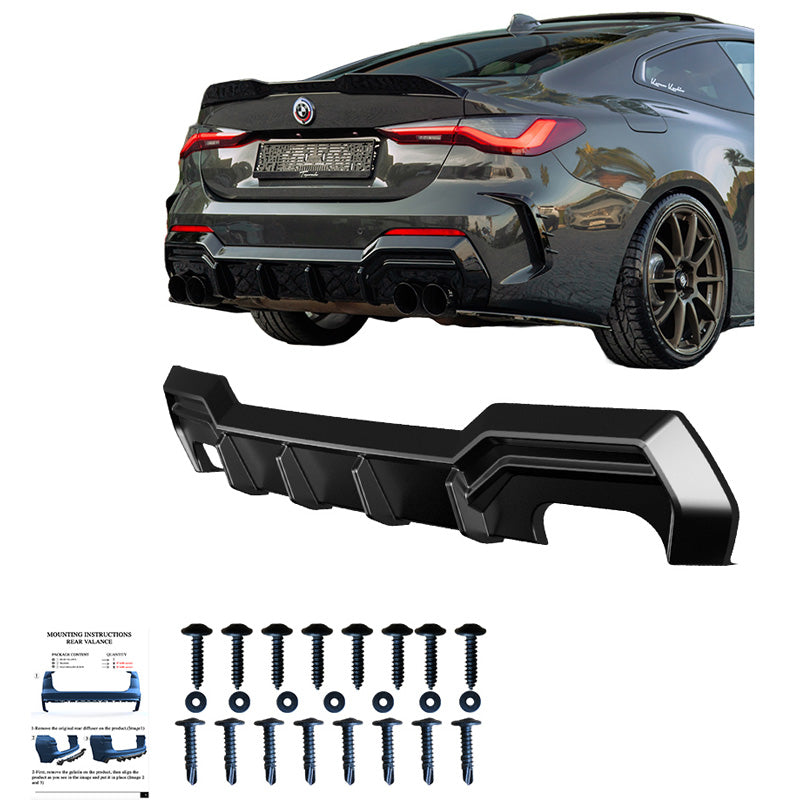 Diffusore posteriore BMW 4-Series G22/G23 Coupe/ – Simoni Racing – foto 3