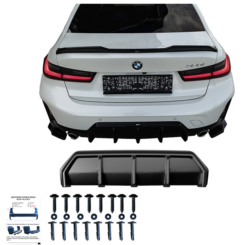Diffusore posteriore BMW 3-Series G20/G21 M-Pack Facelift 2022 – Simoni Racing – foto 4