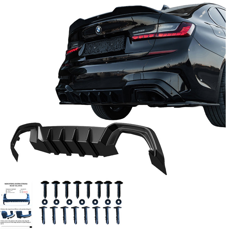 Diffusore posteriore BMW 3-Series G20/G21 M-Pack 2018-2022 – Simoni Racing – foto 3