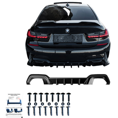 Diffusore posteriore BMW 3-Series G20/G21 M-Pack 2018-2022 – Simoni Racing – foto 4
