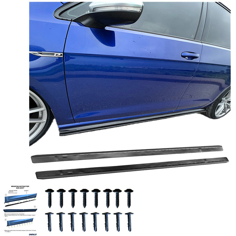 Minigonne laterali VW Golf VII (7.5) HB/Variant R 2017-2020 - – Simoni Racing – foto 3