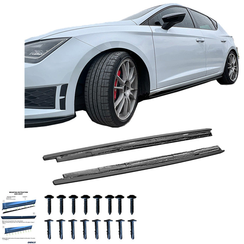 Minigonne laterali Seat Leon (5F) HB/ST 2013-2020 - – Simoni Racing – foto 3
