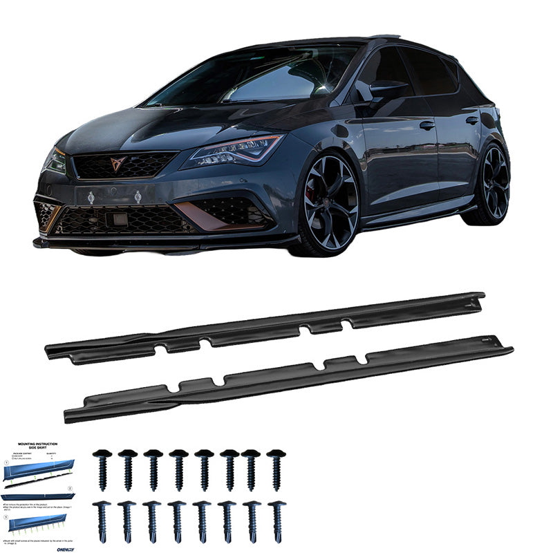 Minigonne laterali Seat Leon (5F) HB/ST 2013-2020 - Version 2 - – Simoni Racing – foto 3