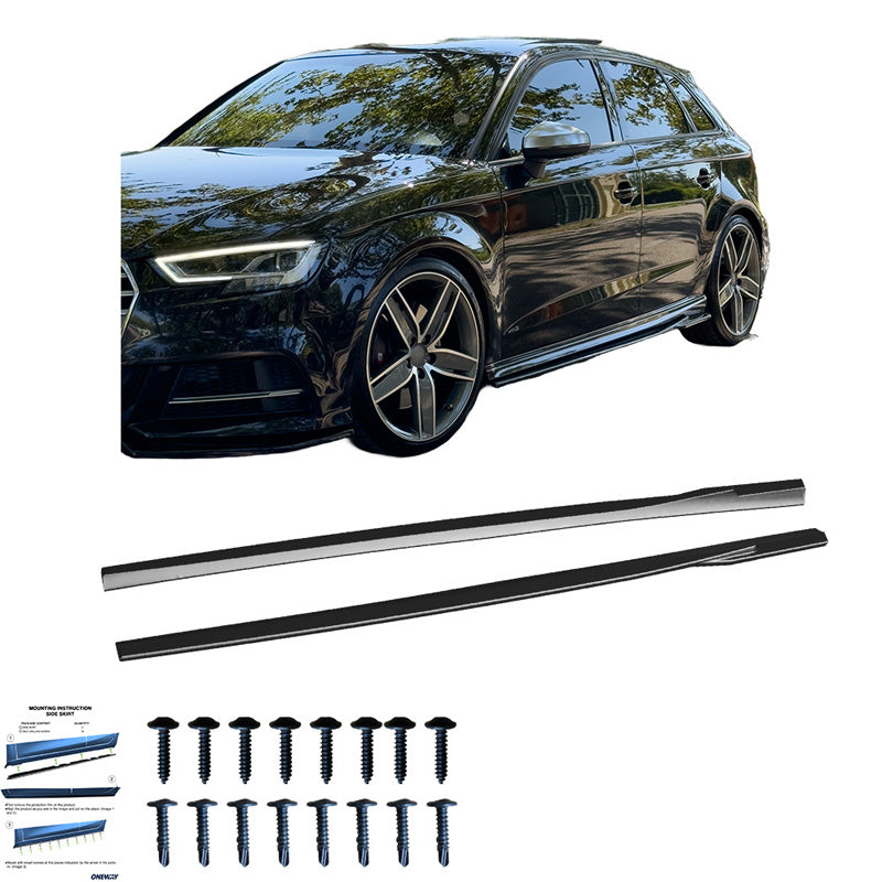 Minigonne laterali Audi S3 8V/8V Facelift Sportback 2013-2020 - – Simoni Racing – foto 3