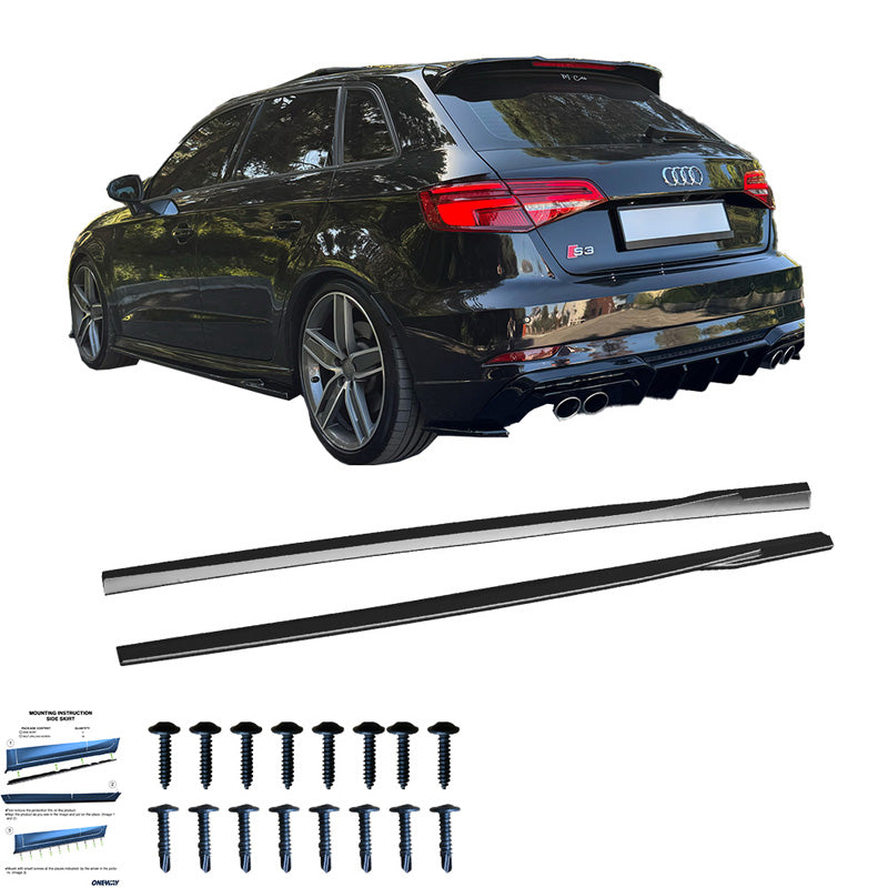 Minigonne laterali Audi S3 8V/8V Facelift Sportback 2013-2020 - – Simoni Racing – foto 4