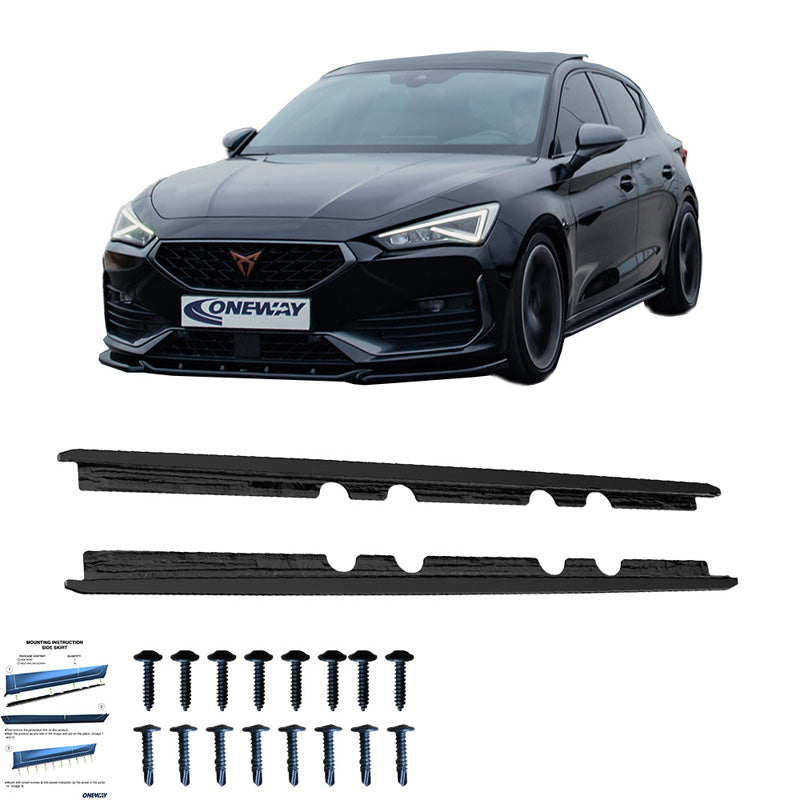 Minigonne laterali Seat Leon IV HB/ST FR & Cupra Leon HB/ST 2020 – Simoni Racing – foto 3