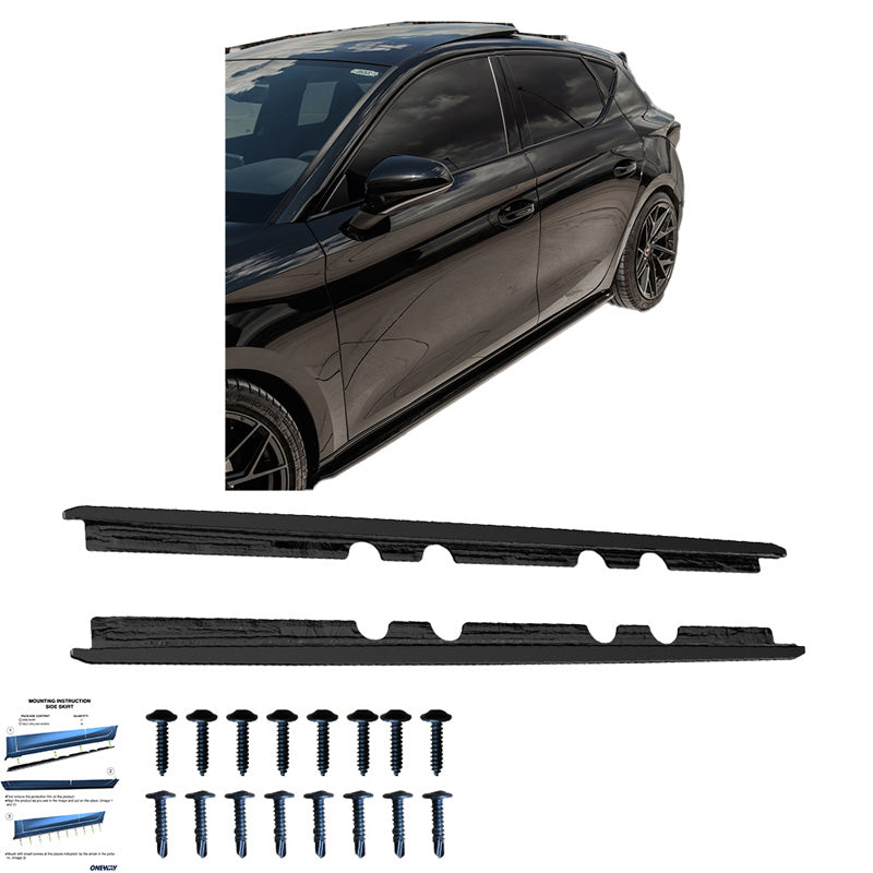 Minigonne laterali Seat Leon IV HB/ST FR & Cupra Leon HB/ST 2020 – Simoni Racing – foto 4