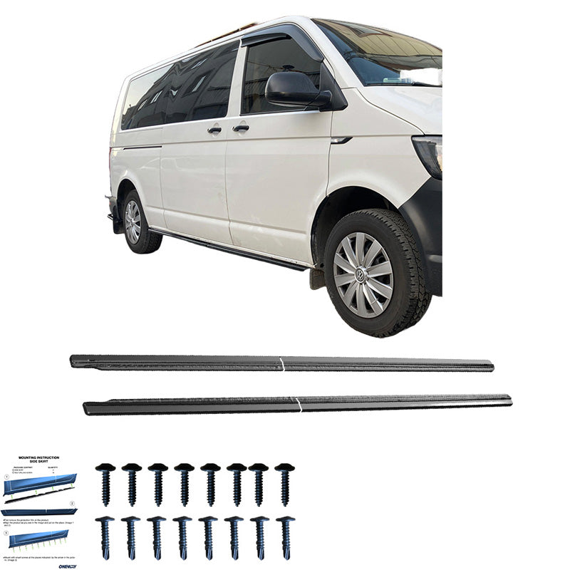 Minigonne laterali VW Transporter T6.1 2020-2022 (passo corto) – Simoni Racing – foto 3