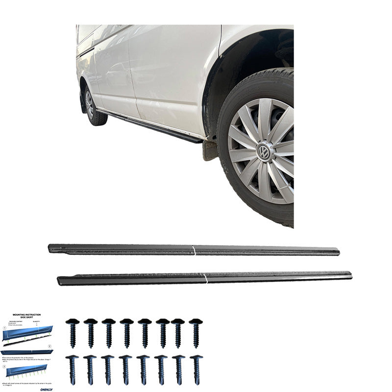 Minigonne laterali VW Transporter T6.1 2020-2022 (passo corto) – Simoni Racing – foto 4