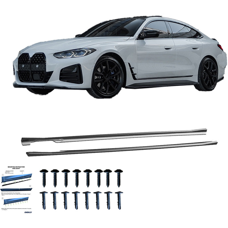 Minigonne laterali BMW i4 G26 M-Pack 2021- & 4-Series G26 M-Pack – Simoni Racing – foto 5