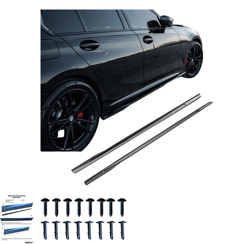 Minigonne laterali BMW 3-Series G20/G21 M-Pack/M340i '18-'22&'22 – Simoni Racing – foto 3