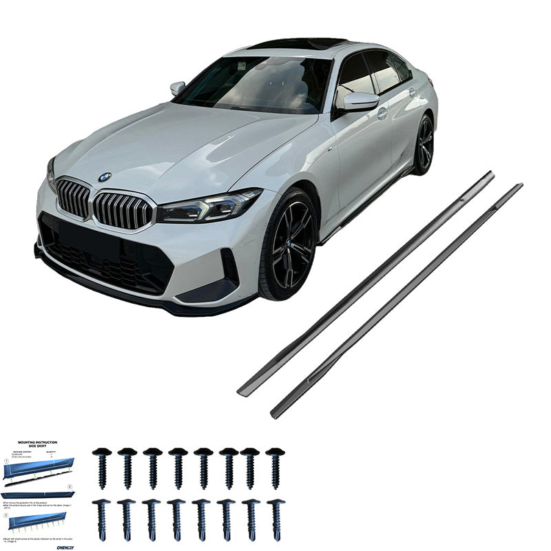 Minigonne laterali BMW 3-Series G20/G21 M-Pack/M340i '18-'22&'22 – Simoni Racing – foto 4