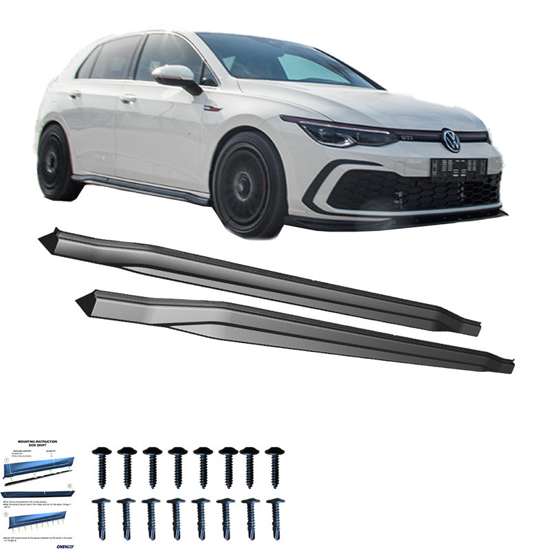 Minigonne laterali Volkswagen Golf VIII HB/Variant GTI/GTI – Simoni Racing – foto 3