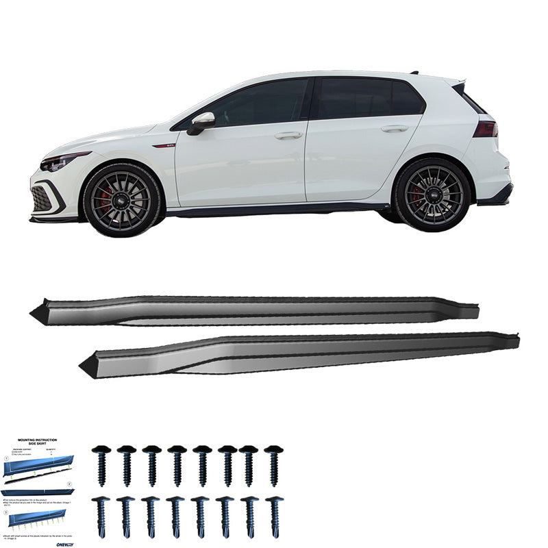 Minigonne laterali Volkswagen Golf VIII HB/Variant GTI/GTI – Simoni Racing – foto 4