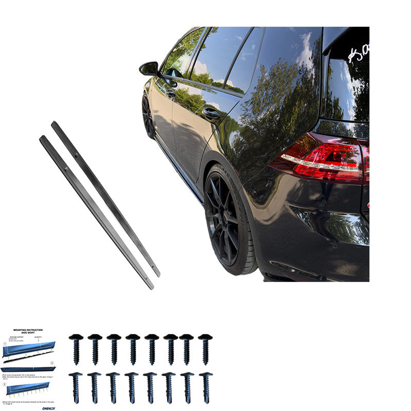 Minigonne laterali VW Golf VII HB/Variant GTi/GTD 2013-2016 - – Simoni Racing – foto 3