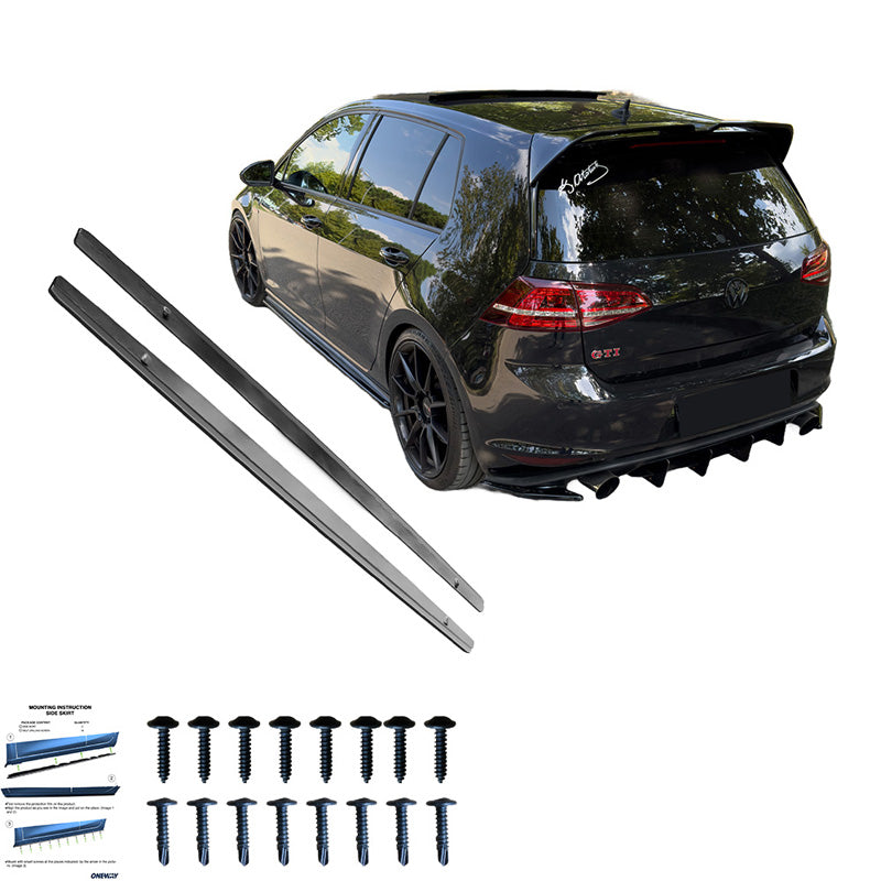 Minigonne laterali VW Golf VII HB/Variant GTi/GTD 2013-2016 - – Simoni Racing – foto 4