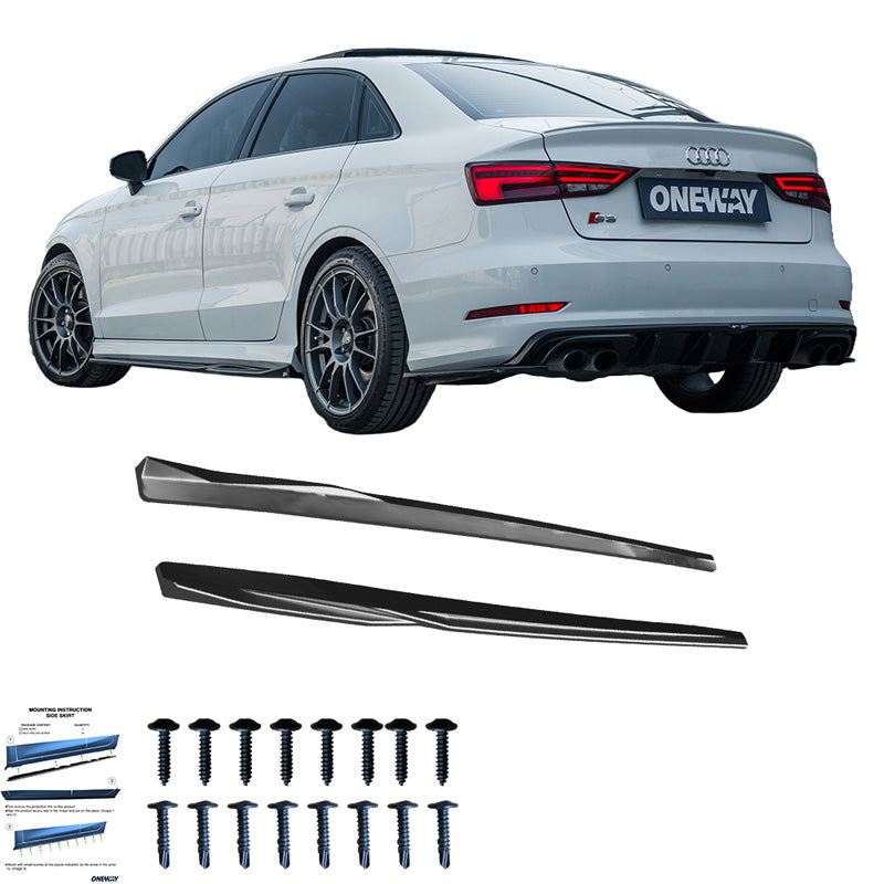 Minigonne laterali Audi S3 8V/8V Facelift Sedan/ – Simoni Racing – foto 3