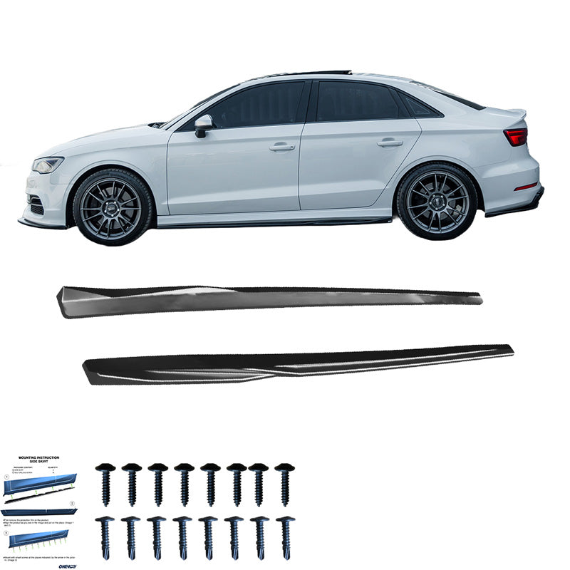 Minigonne laterali Audi S3 8V/8V Facelift Sedan/ – Simoni Racing – foto 4