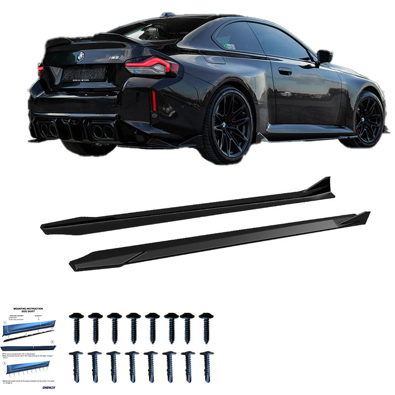 Minigonne laterali BMW M2 G87 Coupe 2023- - – Simoni Racing – foto 4